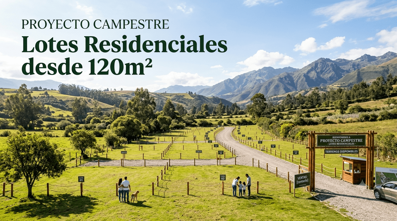 Lotes Residenciales desde 120m²